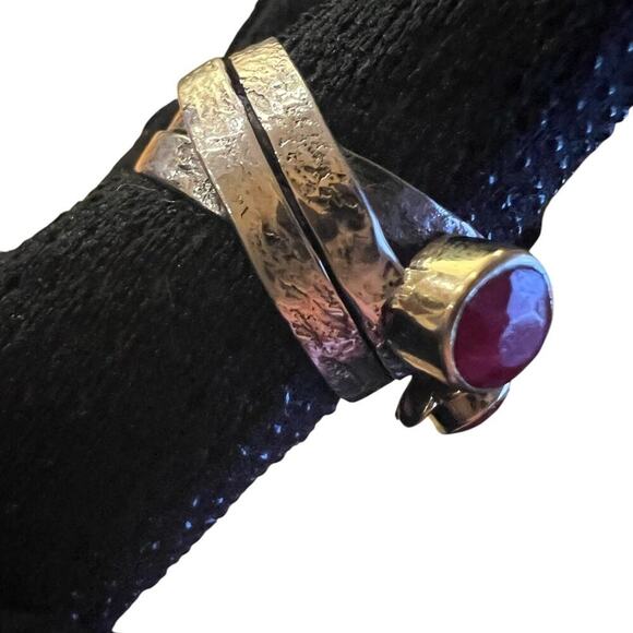 Sterling Silver Indian Ruby Ring - 6 - NWOT - Picture 9 of 11